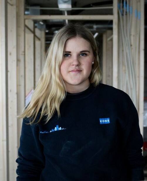 Sofie Frafjord Jølstad - heismontør KONE Norge